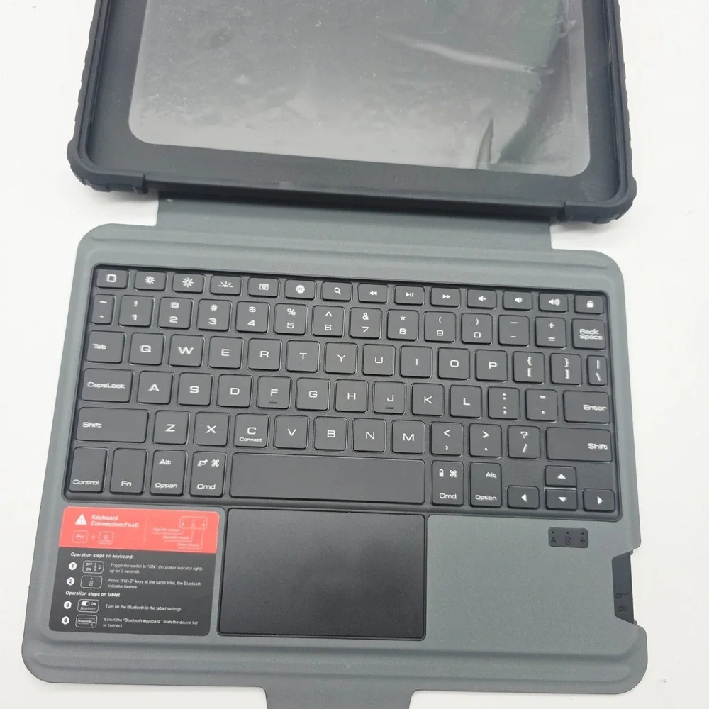 Nillkin iPad Air 11 M2 2024 Pro 11 Case Detachable Keyboard Trackpad Backlit